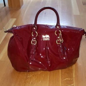 Coach purse, red